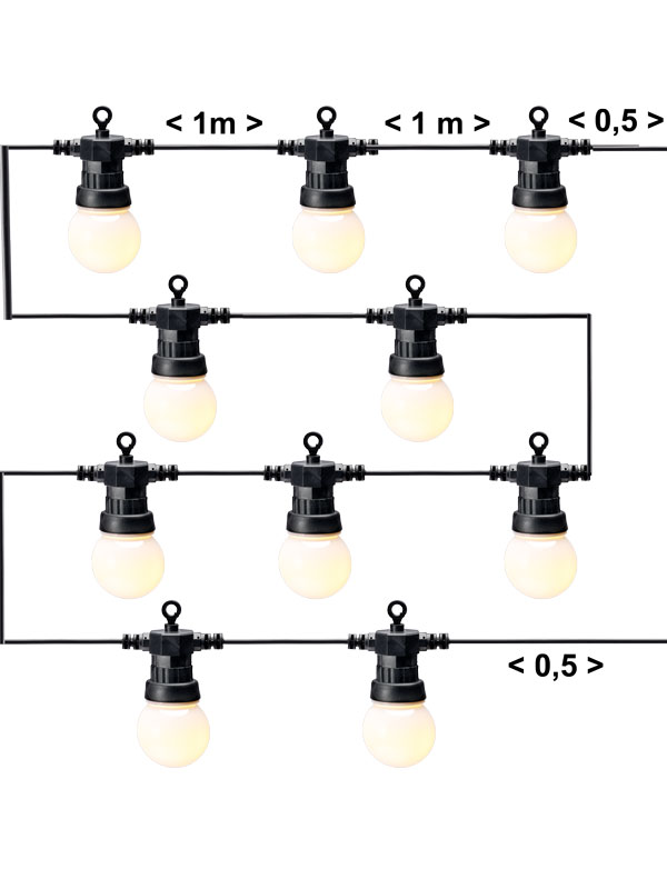 Lichterkette 'Partylight' von Garden-Lights (Art.Nr. 2607061)